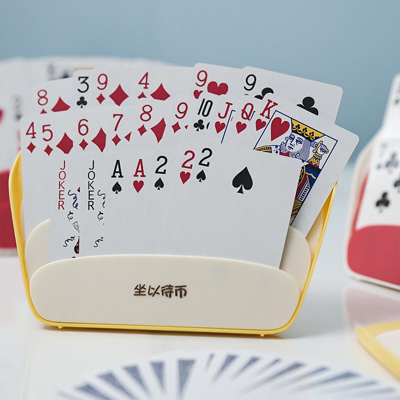Multifunctional Poker Card Inserter Lazy Man Holding Card Artifact Free Hands Card Holder Table Game Card Storage Box - Image 4